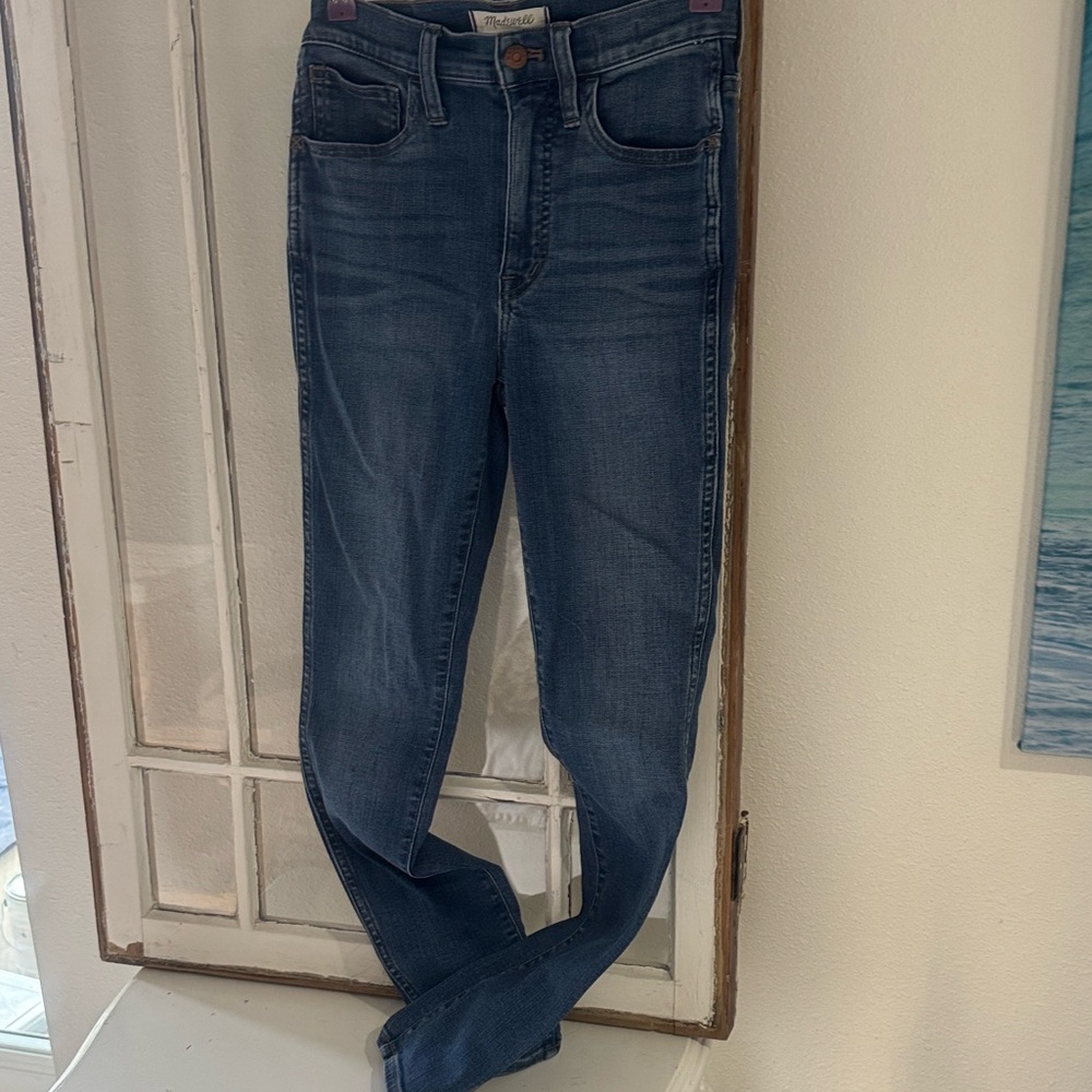 Madewell Dark Blue Skinny Jeans “10” Road Tripper” sz 24